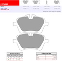 [FCP4080W] FCP4080W - Ferodo brake pads DS1.11