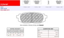 [FCP4187H] FCP4187H - Pastillas de freno Ferodo DS2500