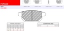[FCP4430H] FCP4430H - Ferodo brake pads DS2500