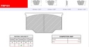 [FRP101R] FRP101R - DS3000 Ferodo brake pads