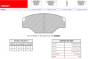 [FRP201R] FRP201R - Pastillas de freno Ferodo DS3000