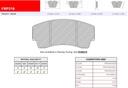 [FRP219R] FRP219R - Pastillas de freno Ferodo DS3000