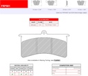 [FRP501W] FRP501W - Pastillas de freno Ferodo DS1.11