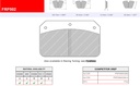 [FRP502W] FRP502W - Ferodo brake pads DS1.11