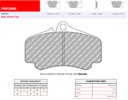[FRP3050W] FRP3050W - Ferodo brake pads DS1.11