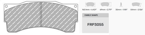 [FRP3055W] FRP3055W - Ferodo brake pads DS1.11