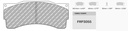 [FRP3055ZB] FRP3055ZB - Pastillas de freno Ferodo DSUNO