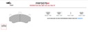 [FRP3075ZB] FRP3075ZB - Ferodo brake pads DSUNO