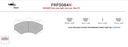 [FRP3084W] FRP3084W - Ferodo remblokken DS1.11