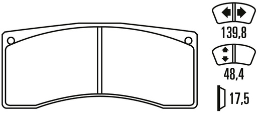 [FRP3087Z] FRP3087Z - Ferodo brake pads DSUNO