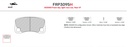 [FRP3095W] FRP3095W - Ferodo remblokken DS1.11