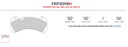 [FRP3098W] FRP3098W - Ferodo remblokken DS1.11