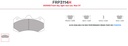 [FRP3114R] FRP3114R - Pastillas de freno Ferodo DS3000