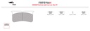 [FRP3116R] FRP3116R - Pastillas de freno Ferodo DS3000