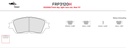 [FRP3120H] FRP3120H - Pastillas de freno Ferodo DS2500