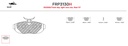 [FRP3130H] FRP3130H - Ferodo brake pads DS2500