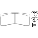 [FRP3140R] FRP3140R - Plaquettes Ferodo DS3000