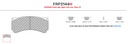 [FRP3144ZB] FRP3144ZB - Pastillas de freno Ferodo DSUNO