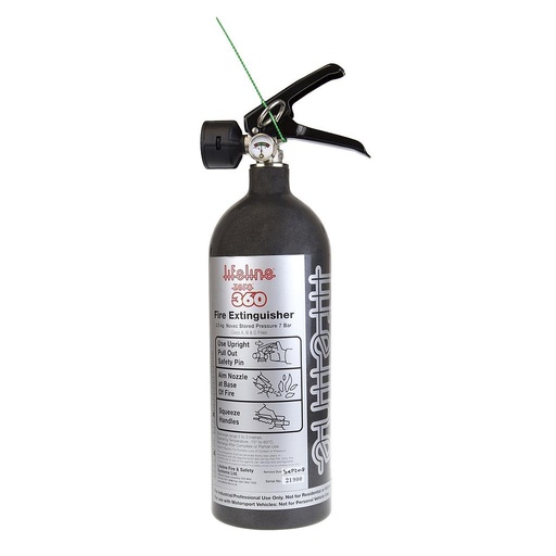 [207-101-002] Extincteur système manuel Lifeline Zero 360 2.0kg Novec