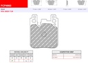 [FCP4663W] FCP4663W - Pastillas de freno Ferodo DS1.11