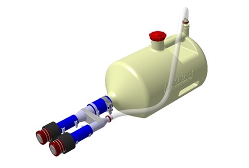 [RE-AA-027] Bouteille de remplissage ATL 1.5INCH DOUBLE STR UK