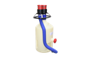 [RE-AA-028] Botellas sistema de llenado ATL 2.0INCH DOUBLE STR UK