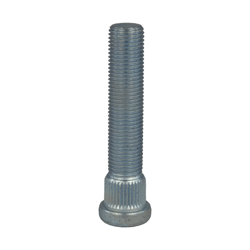 [CM0750640010] Spline Alloy wheel stud M12x1.5, length 67 mm, teeth dia : 12.4mm - White zinc plating