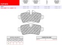 [FCP1975W] FCP1975W - Ferodo brake pads DS1.11