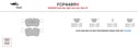 [FCP4489H] FCP4489H - Pastillas de freno Ferodo DS2500