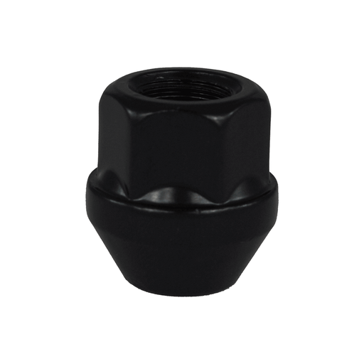 [CM0750560040] Écrou de roue ouvert M14x1.5, L : 25 mm, noir, zinc