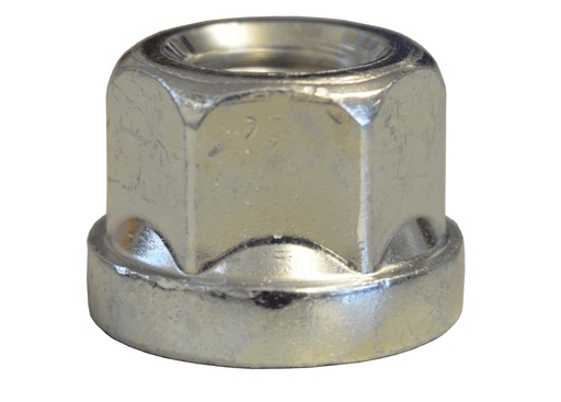 [CM0751230010] Écrou de roue plat ouvert M12x1.5, L : 17 mm, argenté, zinc