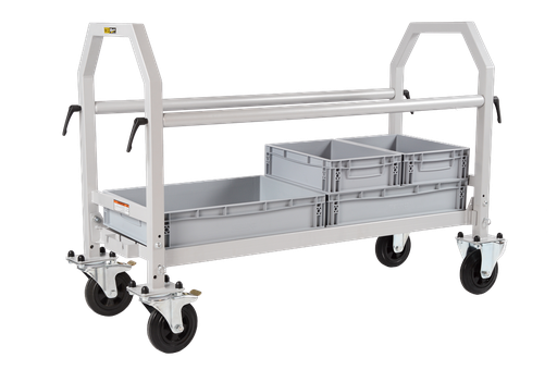 [BGR108P] FOLDING WHEEL & TYRE TROLLEY - POWDER COATED - STD WHEELS