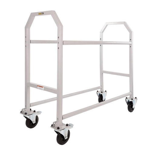[BGR123P] WHEEL & TYRE TROLLEY 1600mm - POWDER COATED - STANDARD WHEELS