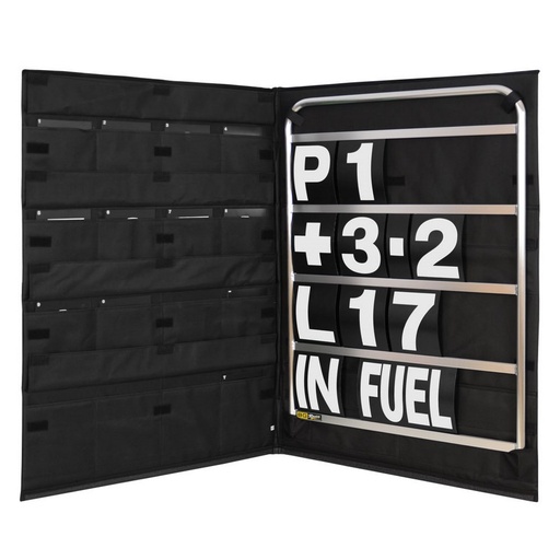[BGR260] STANDARD PIT BOARD KIT- WHITE NUMBERS & BAG