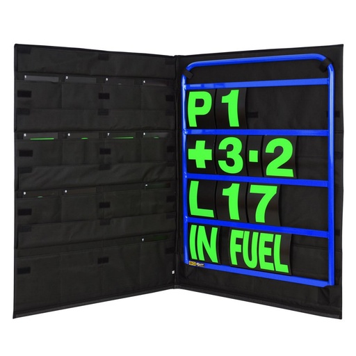 [BGR260BLU-G] STANDARD BLUE PIT BOARD KIT- GREEN NUMBERS & BAG