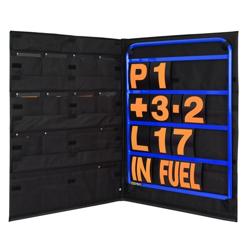 [BGR260BLU-O] STANDARD BLUE PIT BOARD KIT- ORANGE NUMBERS & BAG