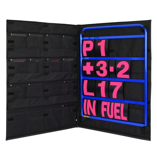 [BGR260BLU-P] STANDARD BLUE PIT BOARD KIT- PINK NUMBERS & BAG