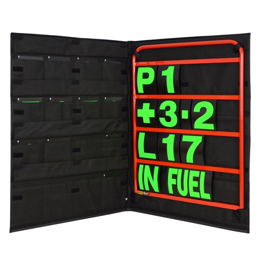 [BGR260RED-G] STANDARD RED PIT BOARD KIT- GREEN NUMBERS & BAG