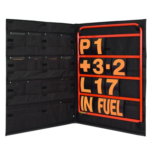 [BGR260RED-O] STANDARD RED PIT BOARD KIT- ORANGE NUMBERS & BAG