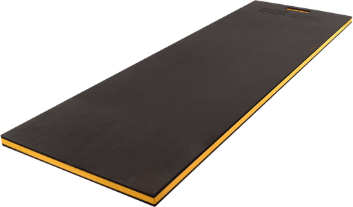 [BGR402] Matelas pour mécano mousse 1210x455x30 - Pliant 3 en 1 - Noir et jaune