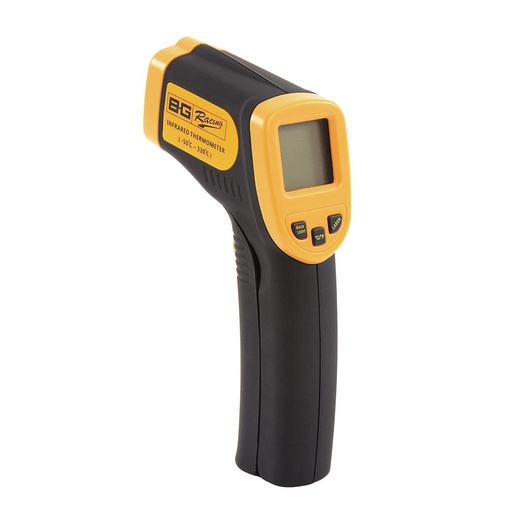 [BGR510] INFRARED THERMOMETER GUN -50 to 330°C 12:1 SPOT RATIO - PLASTIC - BLACK & YELLOW