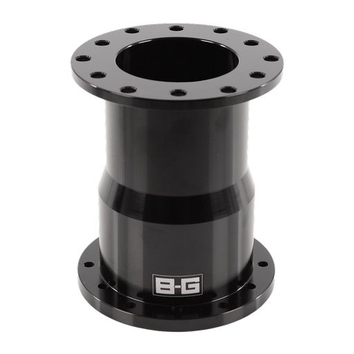 [BG4920] 120mm Adaptateur entretoise volant 6x70 / 6x74 PCD (avec vis) - ALUMINIUM - NOIR