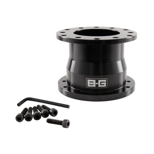 [BG4923] 60mm Entretoise volant - Adaptateur 6x70 / 6x74 PCD (avec vis) - ALUMINIUM - NOIR
