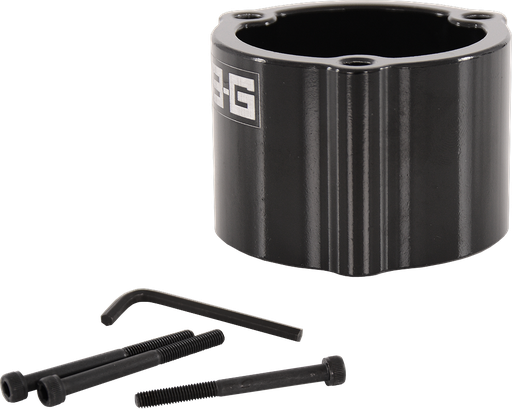 [BGR728] 1 1/2" Entretoise volant racing 3x50.8mm PCD - ALUMINIUM - NOIR