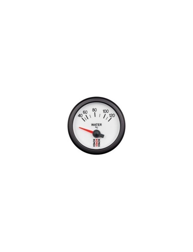 [ST3257] Manomètre de Température Eau - électrique - 0-120°C - M10 Male - Ø 52mm - Blanc