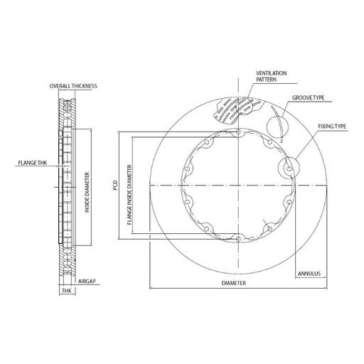 [09.5683.19] Brembo Racing disc 355x32 mm