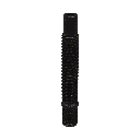 [CM0750880040] Goujon M12x1.5, L : 82 mm, noir, zinc