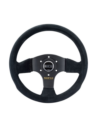 [015P300SN] Volant Sparco P300 Peau Noir