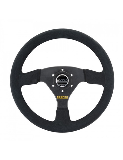 [015R323PSNR] Volant Sparco R323 Peau Retournée Noir