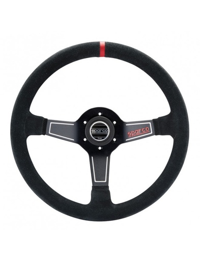 [015L750SC] Volant Sparco L575 Peau Retournée Noir